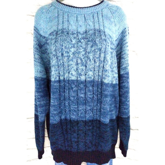 Sweater Graffix Sweaters - Vintage 90's Color Block Oversized Sweater L
